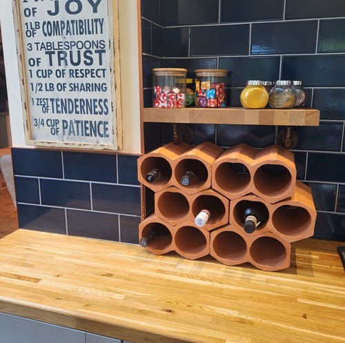 Wine rack stackable - rack,