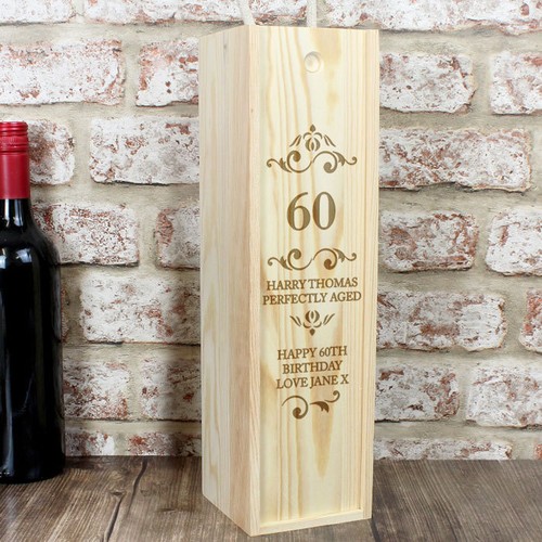 Personalised age year wooden - year,