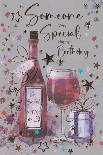 Someone special male birthday - male,