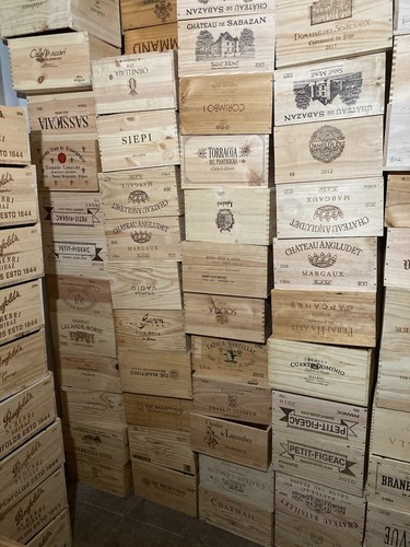 Wooden wine box bargain - wooden,