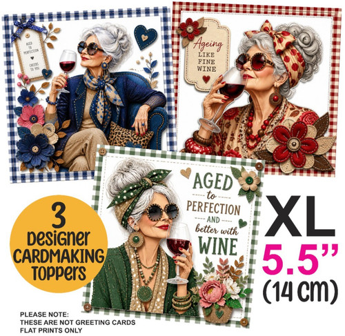 Card toppers for - xl,