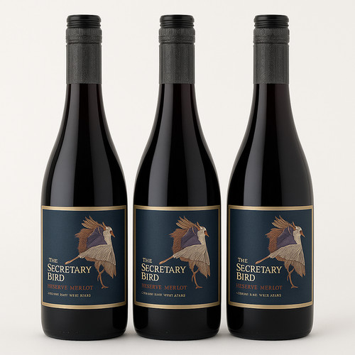 The secretary bird merlot - secretary,