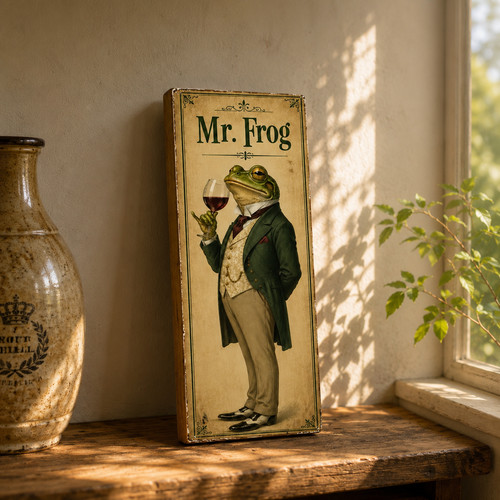 Frogs art sign - ,