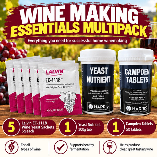 Wine making essentials pack - wine,