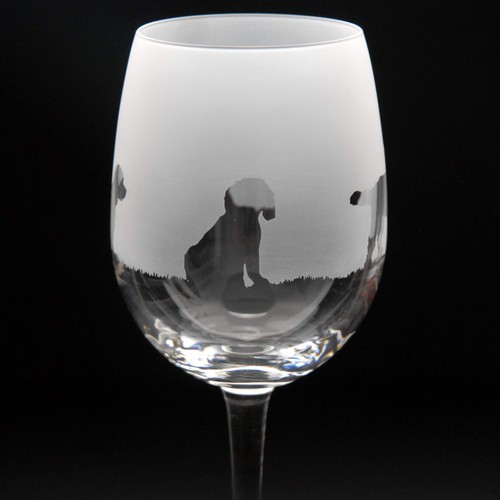 Cockapoo dog crystal wine - dog,