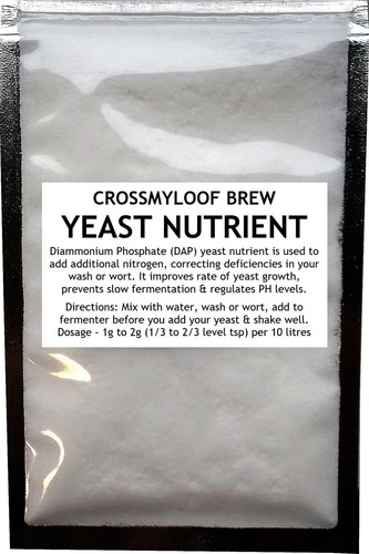 Yeast nutrient for home - -,