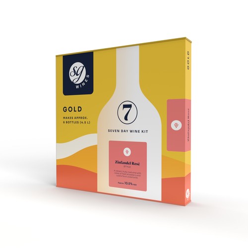 Wines gold zinfandel rose - gold,