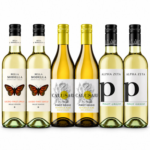 Pinot grigio mixed wine case - grigio,