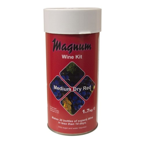 Magnum medium dry red wine - medium,