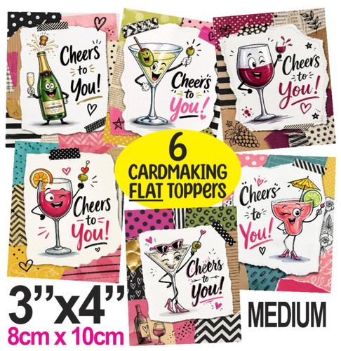 Funny alcohol card toppers - funny,