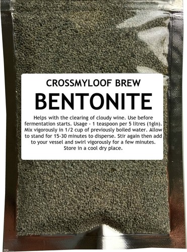 Bentonite for fining - -, &