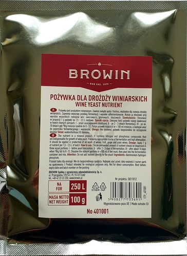 Wine yeast nutrient 100g - yeast,