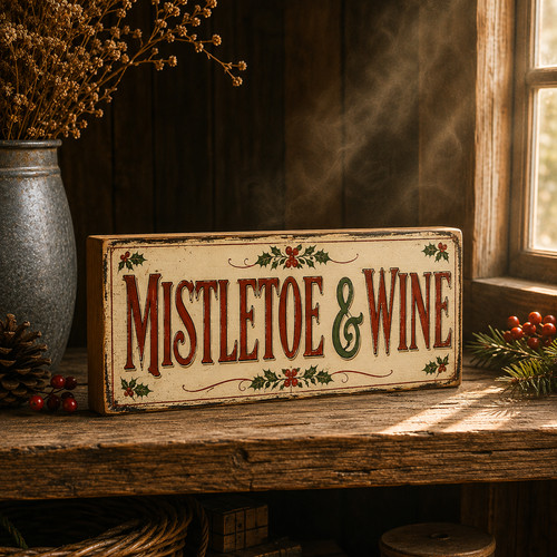 Mistletoe wine vintage - &,