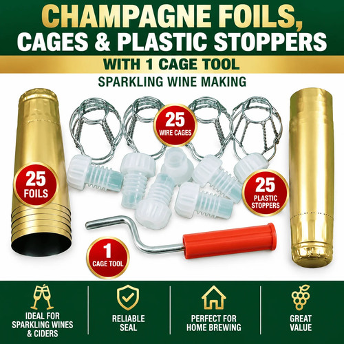 Champagne foils cages - champagne,